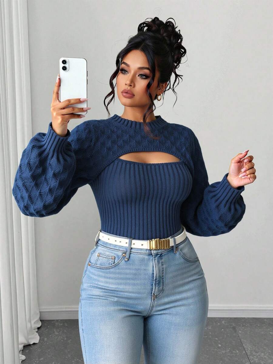 Else™ | Elegant Strik-Bluse