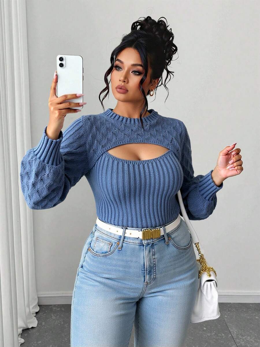 Else™ | Elegant Strik-Bluse