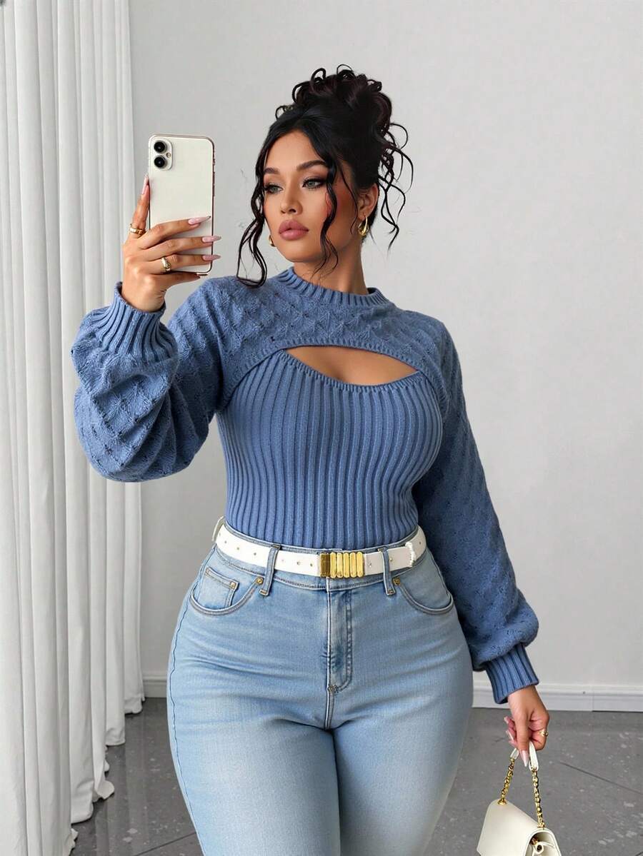 Else™ | Elegant Strik-Bluse