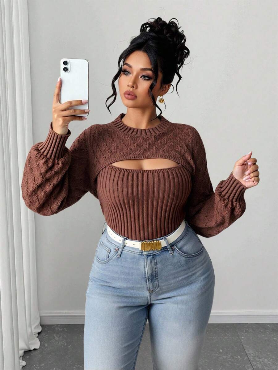 Else™ | Elegant Strik-Bluse