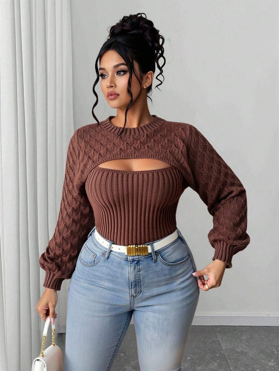 Else™ | Elegant Strik-Bluse