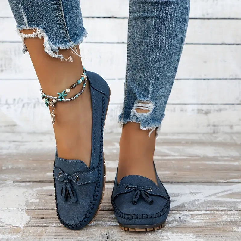 Lise™ | Ortopædiske vintage-loafers med sløjfe