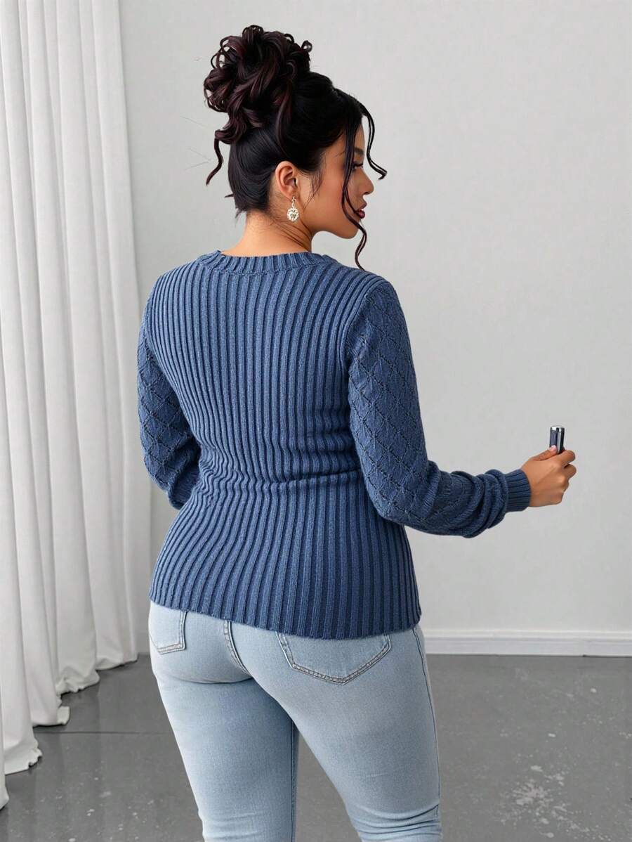 Else™ | Elegant Strik-Bluse